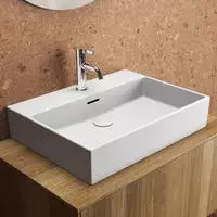 Ideal Standard Extra Waschtisch 61,5 cm, 1 Hahnloch mit &Uuml;berlauf, geschliffen,