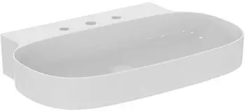 Ideal Standard Linda-X Waschtisch 3 Hahnl&ouml;cher, ohne &Uuml;berlauf, 750x500mm (T4397MA)