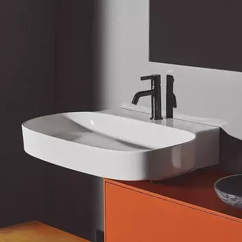 Ideal Standard Linda-X Waschtisch, 1 Hahnloch, ohne &Uuml;berlauf, 750x500mm (T4396MA)