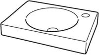 Geberit Preciosa II Handwaschbecken 40 x 28 cm mit Hahnloch, Badkeramik, 273240600,