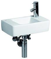 Geberit Handwaschbecken Renova Compact 40x25cm, o. &Uuml;L, Hahnloch rechts, wei&szlig;
