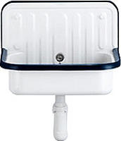 Alape - Ausgussbecken Ag.stahlform510&uuml; 1200000000 51 X 36 Cm, Weiss, Mit...