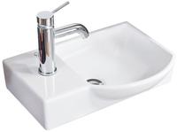 Fackelmann - G&auml;ste-wc-keramikbecken Rechts