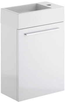 Treos Serie 900 Handwaschbecken mit Waschtischunterschrank weiß (900.05.0402)