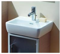 Laufen - Pro A Handwaschbecken 340x450x145mm, Mit Einem Hahnloch Mit &Uuml;berlauf, Wei&szlig;