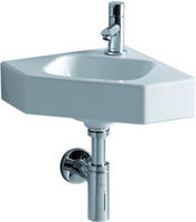 Geberit iCon Eckhandwaschbecken 46 cm 124729000, Badkeramik, wei&szlig;