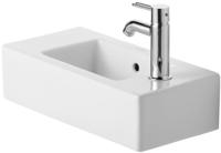 Duravit Vero, M&ouml;bel-Handwaschbecken 0703500009 50x25cm, mit &Uuml;berlauf, Hahnlochbank,