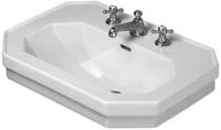 Duravit Waschtisch 1930 60x41cm, we., m Hahnl., &Uuml;L, Hahnlochbank