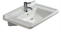 Duravit Waschtisch Starck 3 Vital 70x54,5cm, we, m HL, &Uuml;L, HLB, barrieref.