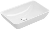 Villeroy & Boch Venticello Halbeinbau-Aufsatzwaschtisch 55 x 36 cm, ohne Hahnloch,