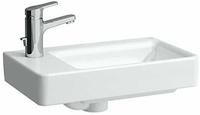 LAUFEN PRO S Handwaschbecken 48 cm asymmetrisch, mit 1 Hahnloch links, mit...
