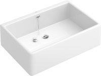 Villeroy & Boch O.novo Sp&uuml;lbecken 59,5 cm, K&uuml;chensp&uuml;len, 632200R1, wei&szlig; mit