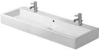 Duravit Vero Waschtisch 120 cm, mit 2 Hahnl&ouml;chern, mit &Uuml;berlauf, Badkeramik, wei&szlig;