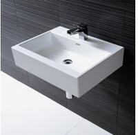 LAUFEN Living City Waschtisch 60 cm mit &Uuml;berlauf und 3 Hahnl&ouml;chern, Badkeramik,