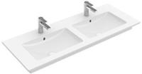 Villeroy & Boch Venticello Schrank-Doppelwaschtisch 130 x 50 cm, ohne Hahnloch,...