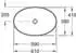 Villeroy & Boch Artis oval 61x41cm