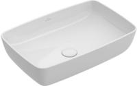 VILLEROY & BOCH Aufsatzwaschtisch Artis eckig, Wei&szlig; Alpin CeramicPlus