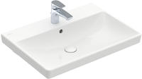 V&B Waschtisch AVENTO 65x47, 1 HL, mit &Uuml;berlauf, wei&szlig; C-plus