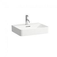 LAUFEN Waschtisch VAL 550x420, 1 Hahnloch mittig, mit &Uuml;berlauf, wei&szlig; mit LCC,