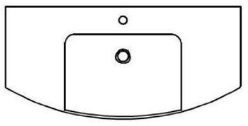 PELIPAL Cassca Waschtisch 101 x 50,5 cm (CS-MMWTR 51-1010-w)