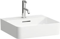 LAUFEN Handwaschbecken VAL 450x420, 1 Hahnloch mittig, mit &Uuml;berlauf, wei&szlig; m....
