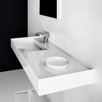 LAUFEN Waschtisch Kartell &middot; LAUFEN 900x460, 1 Hahnloch mittig, wei&szlig; mit LCC,