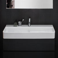 LAUFEN Waschtisch Val 420x950x155, 1 Hahnloch, ohne &Uuml;berlauf, LCC weiss,