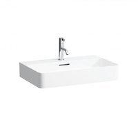 LAUFEN Waschtisch VAL 650x420, 1 Hahnloch mittig, mit &Uuml;berlauf, wei&szlig; mit LCC,
