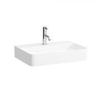 LAUFEN Waschtisch Val 420x600x155, 1 Hahnloch, ohne &Uuml;berlauf, LCC weiss,