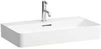 LAUFEN Waschtisch VAL 750x420, 1 Hahnloch mittig, mit &Uuml;berlauf, wei&szlig; mit LCC,
