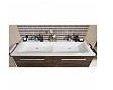 Puris Star Line Mineralguss Möbel-Doppelwaschtisch 140 cm SWM924D1