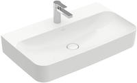 Villeroy & Boch Finion Waschtisch 80 cm mit Hahnloch, mit ViFlow &Uuml;berlauf,
