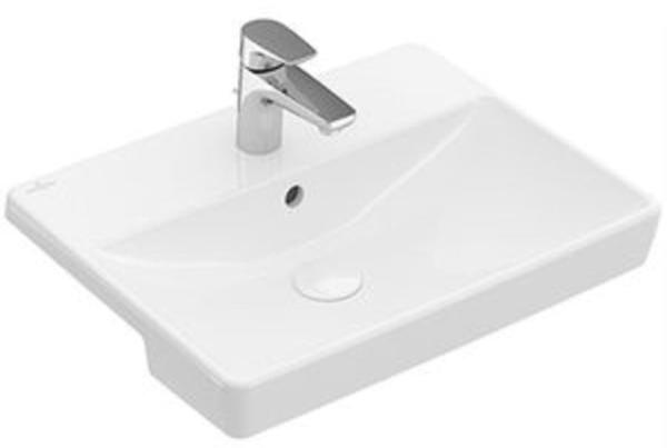 Villeroy & Boch Avento Waschtisch Vorbau weiß alpin CeramicPlus (4A0655R1)