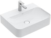 Villeroy & Boch Finion Aufsatzwaschtisch 60 x 47 cm mit Hahnloch, mit ViFlow