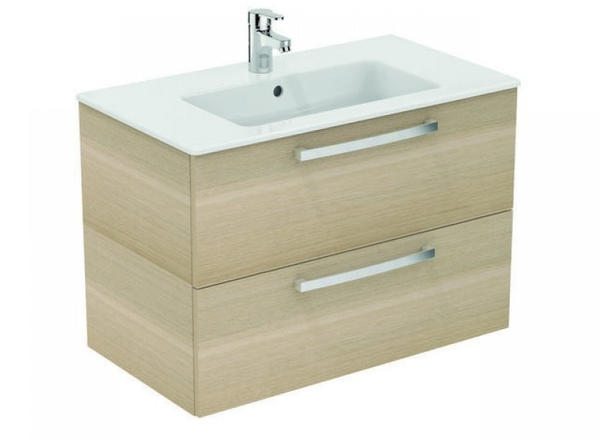 Ideal Standard Eurovit Waschtisch/Möbel-Paket, 815 x 450 x 565 mm, eiche anthrazit K2978SG