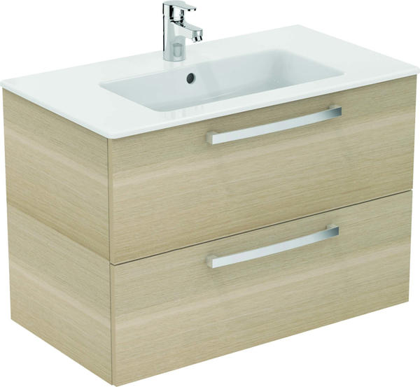 Ideal Standard Eurovit Waschtisch/Möbel-Paket, 815 x 450 x 565 mm, eiche hell K2978OS