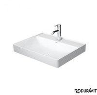 Duravit DuraSquare Aufsatzbecken mit Hahnloch 60 x 47 cm, Badkeramik, 2354600041,