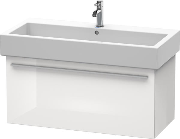 Duravit X-Large Waschtischunterbau für Waschtisch 80 cm X-Large B: 75 T: 44,3 H: 44,8 cm weiß hochglanz dekor XL604502222