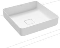 Kaldewei MIENA Waschtisch-Schale 3184, 40 x 40 cm, Badkeramik, 909506003001,