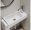 Waschbecken Stahl-Emaille