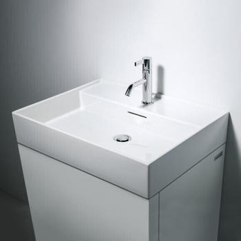 Laufen Kartell 60 / 46 cm, weiß, mit 1 Hahnloch, ungeschliffen (H8103330001041)