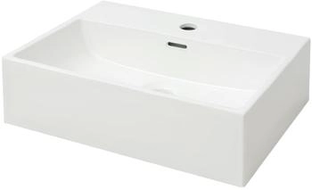 vidaXL Waschbecken mit Hahnloch Keramik Weiß (142346)