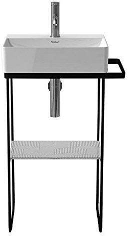 Duravit DuraSquare Metallkonsole bodenstehend für Handwaschbecken B: 45 cm schwarz matt 0031094600