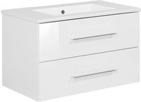 Fackelmann - Waschtischunterschrank Inkl. Keramikbecken B.perfekt / Badschrank Mit