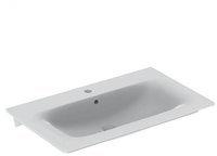Geberit Renova Plan 80x48cm mit Hahnloch mit &Uuml;berlauf wei&szlig; KeraTect (122280600)