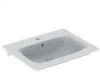 Geberit Renova Plan 60x48cm mit Hahnloch mit &Uuml;berlauf wei&szlig; KeraTect (122260600)