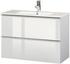 Cygnus Bath Malaga 800 Waschtisch 80 x 36 cm weiß