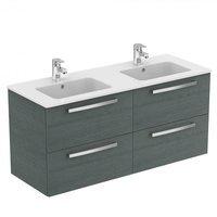 Ideal Standard Plus Möbelwaschtischpaket 120 cm eiche anthrazit K7337SG