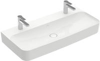 Villeroy & Boch Finion Aufsatzwaschtisch 100 cm mit 2 Hahnl&ouml;cher, ohne &Uuml;berlauf und