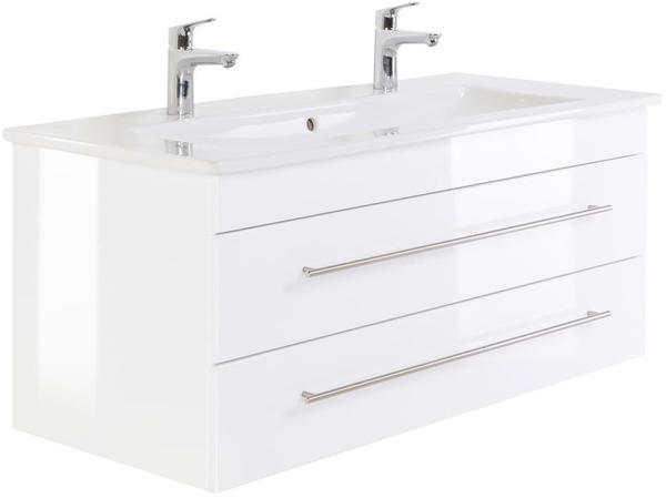 Posseik Badmöbel mit Villeroy & Boch Venticello 120 cm Doppel (HVENTICELLO120CMDOPPEL000101)